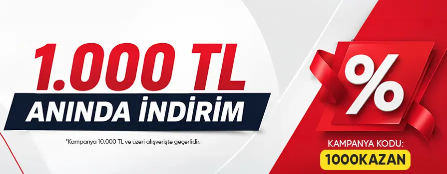 Sepetini Doldur, 1.000 TL İNDİRİMİ KAP !