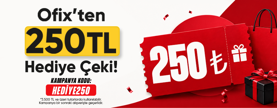 Kurumsal Müşterilerimize Özel 250 TL Hediye Çeki Fırsatı!