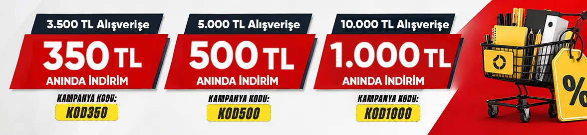 3.500 TL ve Üzeri Alışverişinize ANINDA 350 TL İNDİRİM!HERO