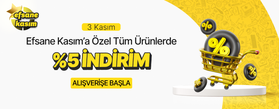 Tüm Müşteriler İçin Geçerli Olacak 3 Kasım Kampanyası %5 İNDİRİM !