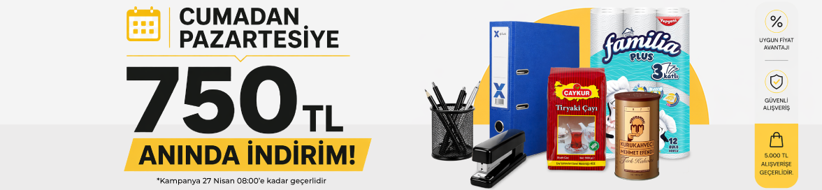Cuma'dan Pazartesi'ye Uzanan ANINDA 750 TL İNDİRİM!HERO