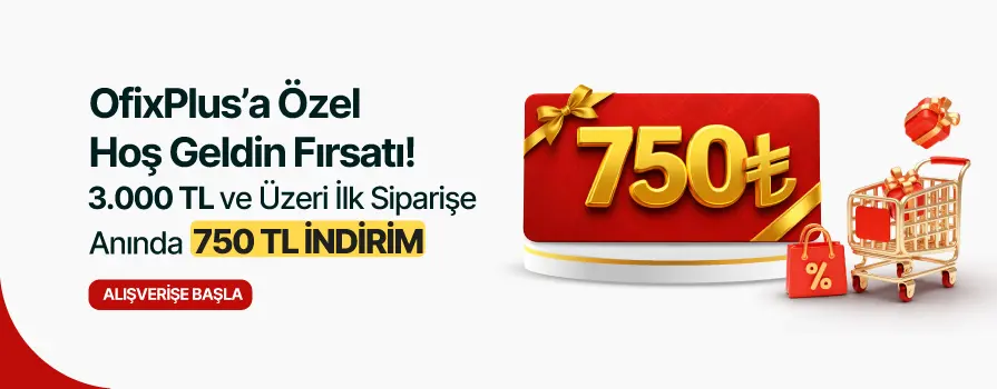 İlk Siparişe Özel Anında 750 TL İNDİRİM!