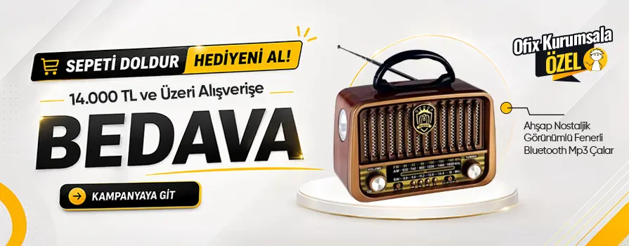 14.000 TL ve Üzeri Alışverişinize Ahşap Nostaljik Görünümlü Fenerli Bluetooth Mp3 Çalar BEDAVA!