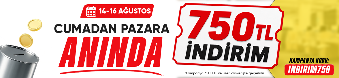 Cuma'dan Pazar'a Özel Anında 750 TL İndirim!HERO