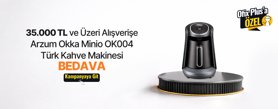 35.000 TL ve Üzeri Alışverişe Arzum Türk Kahve Makinesi BEDAVA!
