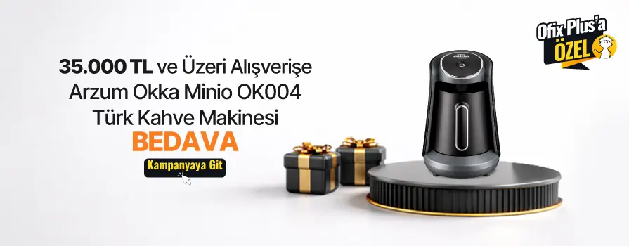 35.000 TL ve Üzeri Alışverişe Arzum Türk Kahve Makinesi BEDAVA!