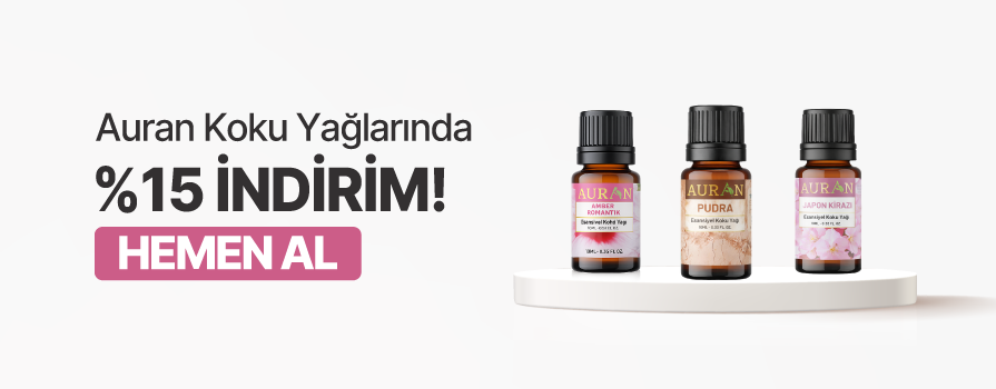 Mayıs Ay’ı Boyunca Tüm Auran Ürünlerinde %15 İNDİRİM!