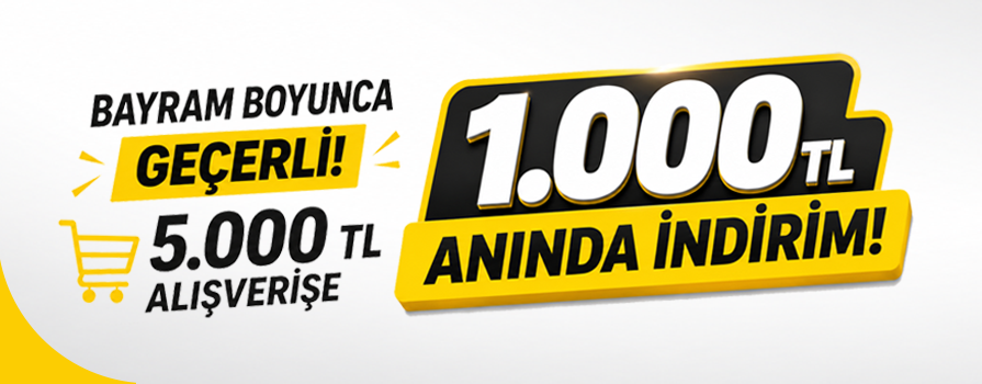 Ofix'ten Bayram Özel 5.000 TL ve Üzeri Alışverişlerde ANINDA 1.000 TL İNDİRİM!!