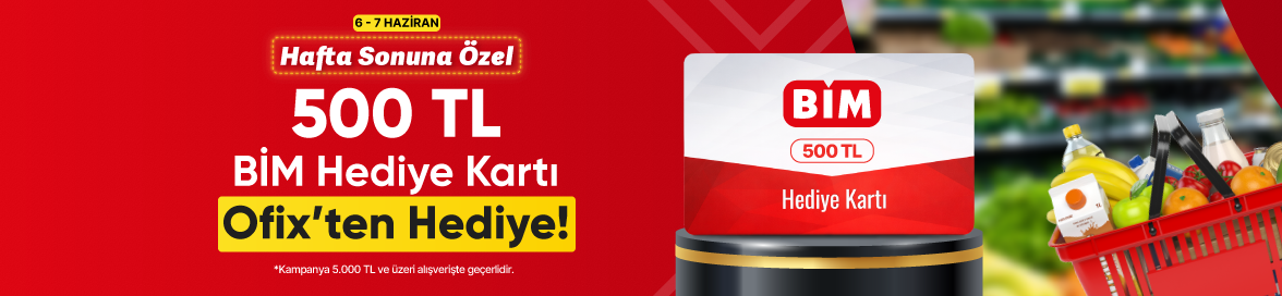 6 - 7 Haziran Hafta Sonuna Özel 5.000 TL ve Üzeri Alışverişe 500 TL Değerinde BİM Hediye Kart BEDAVA!HERO