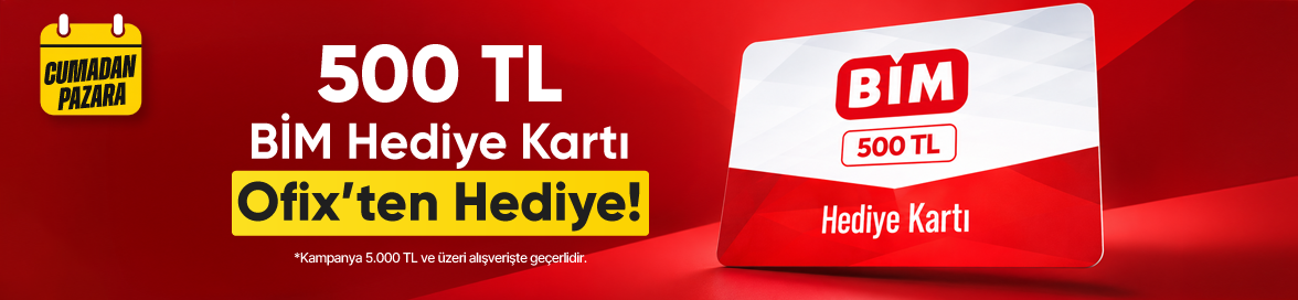 5.000 TL’lik Alışverişine 500 TL BİM Çeki Bizden!HERO