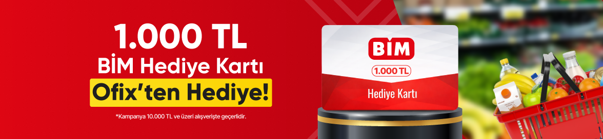 10.000 ve Üzeri Alışverişinize 1.000 TL BİM Hediye Kartı BEDAVA!HERO