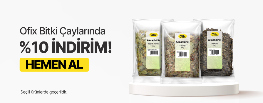 Kasım Ay’ı Boyunca Seçili Ofix Bitki Çaylarında %10 İNDİRİM!