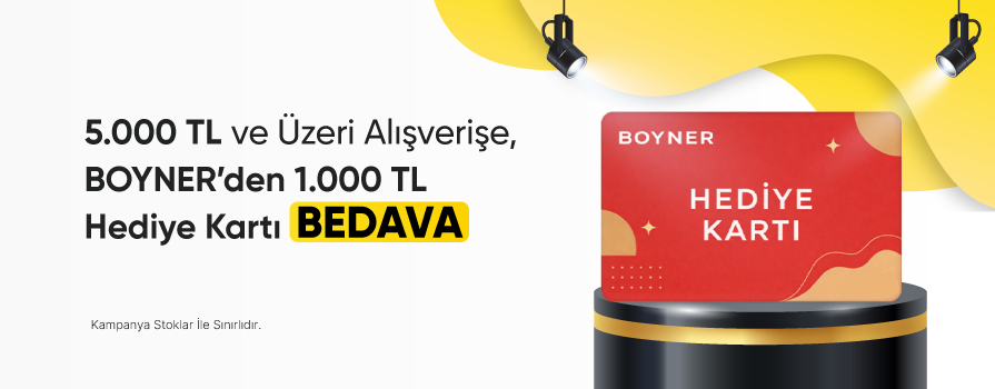 Mayıs Ayı’nda 5.000 TL ve Üzeri Alışverişe 1.000 TL Değerinde BOYNER Hediye Kartı Bedava!!