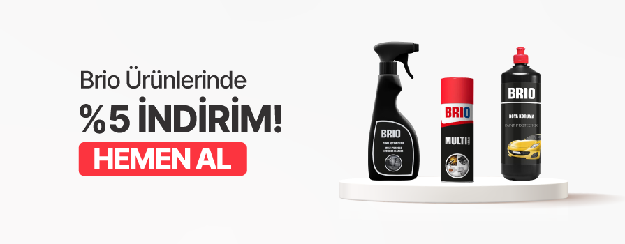 Nisan Ay’ı Boyunca Tüm Brio Ürünlerinde %5 İNDİRİM!