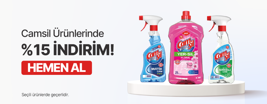 Eylül Ay’ı Boyunca Seçili Camsil Ürünlerinde %15 İNDİRİM!