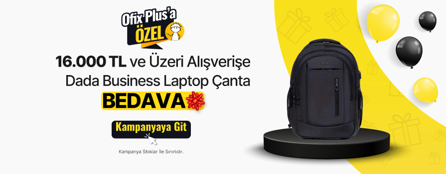 16.000 TL ve Üzeri Alışverişe Dada Business Laptop Çanta 05- Siyah BEDAVA!