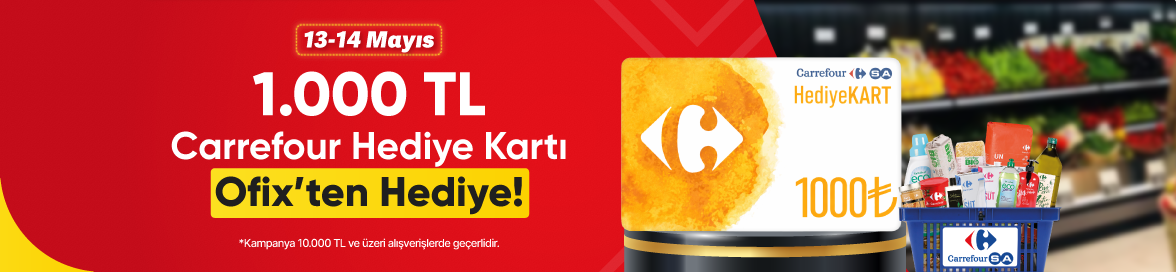 13-14 Mayıs Tarihlerinde 10.000 TL ve Üzeri Alışverişlerde 1.000 TL CARREFOUR HEDİYE ÇEKİ BEDAVA!HERO