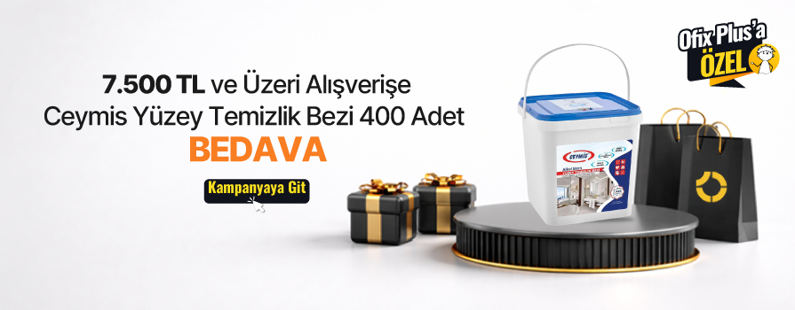 7.500 TL ve Üzeri Ceymis Alışverişe Alkol Bazlı Hijyenik Yüzey Temizlik Bezi - 400 Adet BEDAVA!