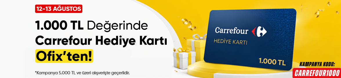 12–13 Ağustos’ta 5.000 TL ve üzeri alışverişe 1.000 TL Carrefour Hediye KartıHERO