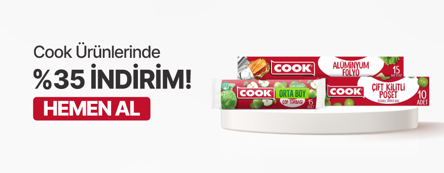 Kasım Ay’ı Boyunca Tüm Cook Ürünlerinde %35 İNDİRİM!