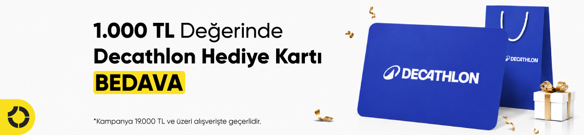 Ağustos Ayı’nda 19.000 TL ve Üzeri Alışverişe 1.000 TL Değerinde DECATHLON Hediye Kartı Bedava!!HERO