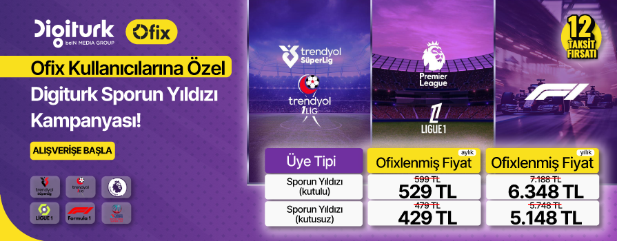 Ofix Kullanıcılarına Özel Digiturk Sporun Yıldızı Kampanyası