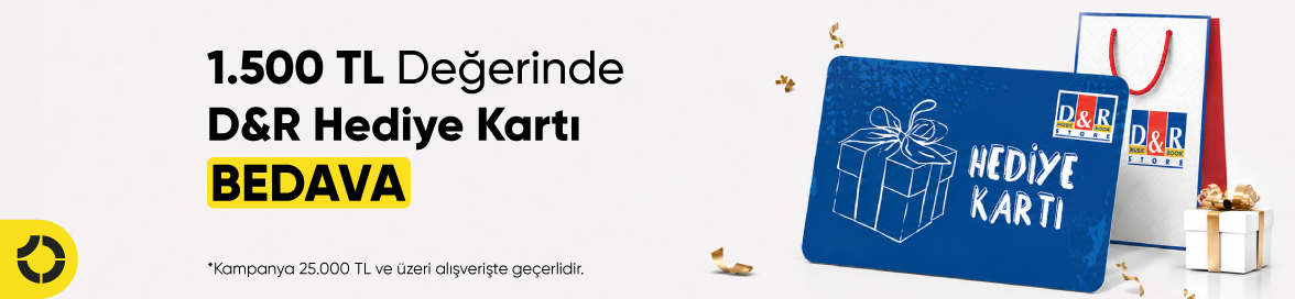 Ağustos Ayı’nda 25.000 TL ve Üzeri Alışverişe 1.500 TL Değerinde D&R Hediye Kartı Bedava!HERO