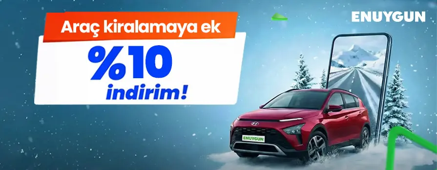 Ofix Kullanıcılarına Özel ENUYGUN'da Araç Kiralamaya Ek %10 İNDİRİM Ofix'te!