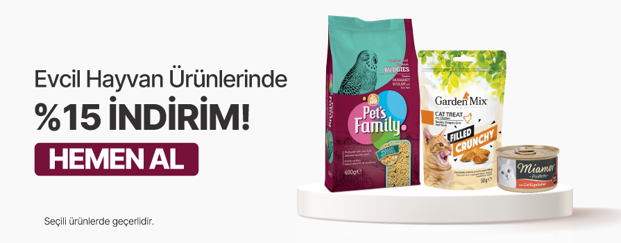 Eylül Ay’ı Boyunca Seçili Pet Shop Ürünlerinde %15 İNDİRİM!