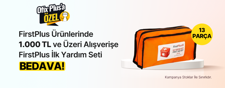 1.000 TL Ve Üzeri FirstPlus Markalı Ürün Alışverişlerinizde FirstPlus İlk Yardım Seti Bedava!