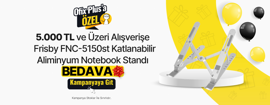 3.250 TL ve Üzeri Alışverişe Frisby FNC-5150st Katlanabilir Aliminyum Notebook Standı (Kılıf Hediyeli) - Gümüş BEDAVA!