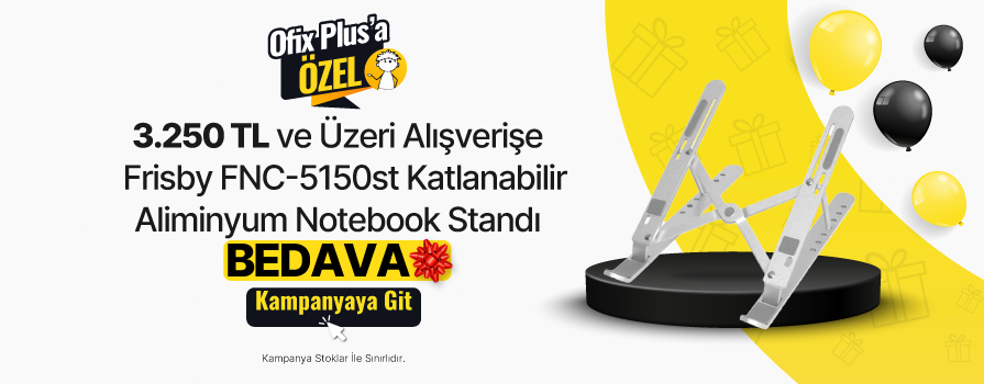 3.250 TL ve Üzeri Alışverişe Frisby FNC-5150st Katlanabilir Aliminyum Notebook Standı (Kılıf Hediyeli) - Gümüş BEDAVA!