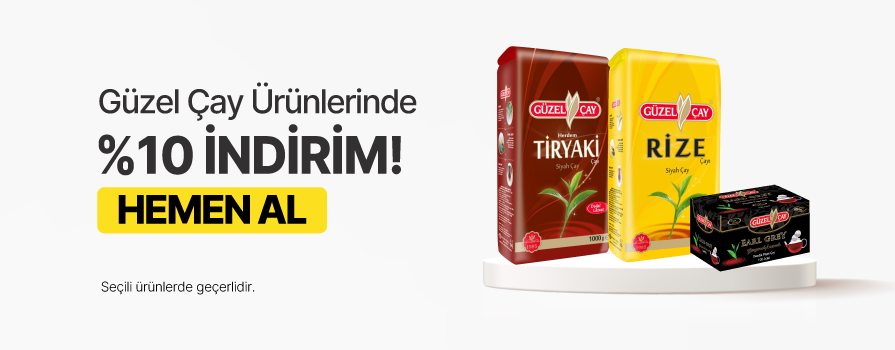 Aralık Ay’ı Boyunca Seçili Güzel Çay Ürünlerinde %10 İNDİRİM!	