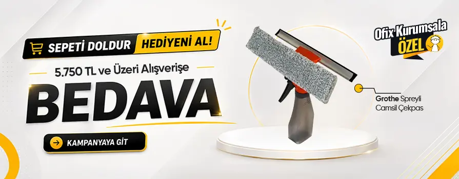 5.750 TL ve Üzeri Alışverişinize Grothe Spreyli Camsil Çekpas BEDAVA!