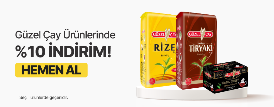 Eylül Ay’ı Boyunca Seçili Güzel Çay Ürünlerinde %10 İNDİRİM!