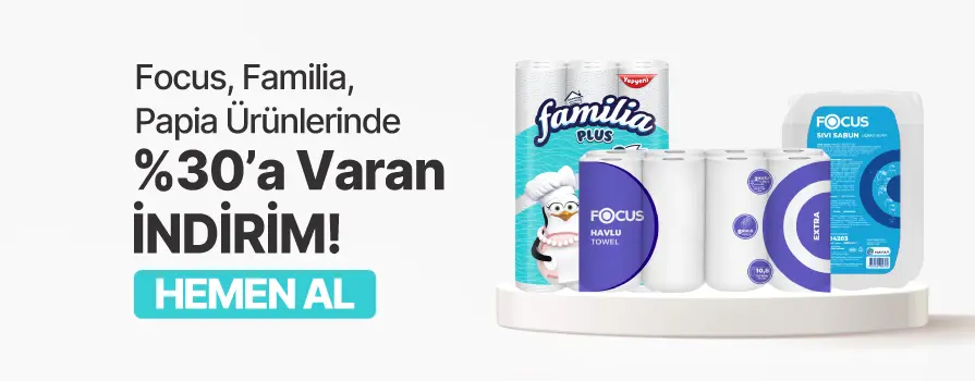 Şubat Ay’ı Boyunca Seçili Focus, Familia ve Papia Ürünlerinde %30'a Varan İNDİRİM!