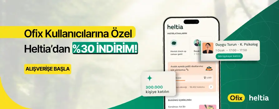 5.000 TL ve Üzeri Alışverişe Heltia’dan %30 İNDİRİM!	