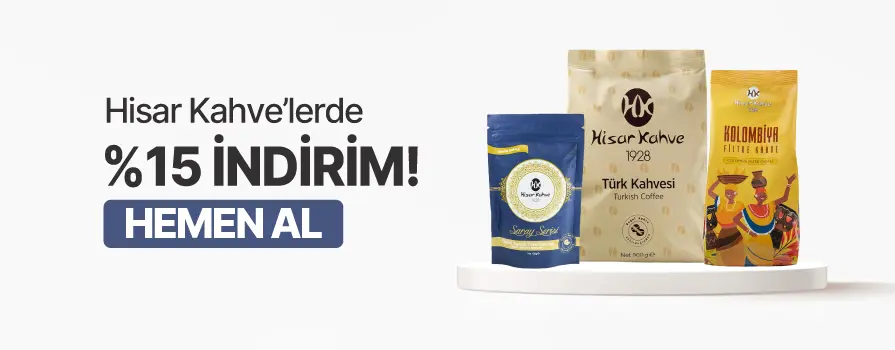 Şubat Ay’ı Boyunca Hisar Markalı Ürünlerde %15 İNDİRİM!