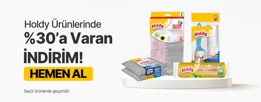 Kasım Ay’ı Boyunca Seçili Holdy Ürünlerinde %30'a Varan İNDİRİM!