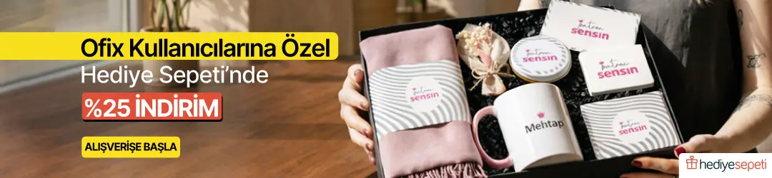 Ofix Kullanıcılarına Özel Hediye Sepeti'nde %25 İNDİRİM!HERO