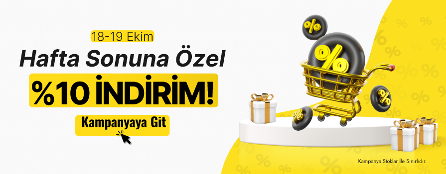 Tüm Müşteriler İçin Geçerli Olacak Hafta Sonu Kampanyası 18-19 EKİM!