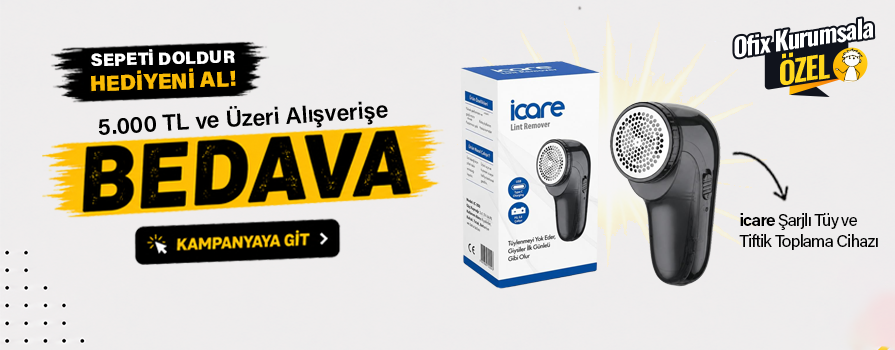 5.000 TL ve Üzeri Alışverişinize Şarjlı Tüy ve Tiftik Toplama Cihazı BEDAVA!