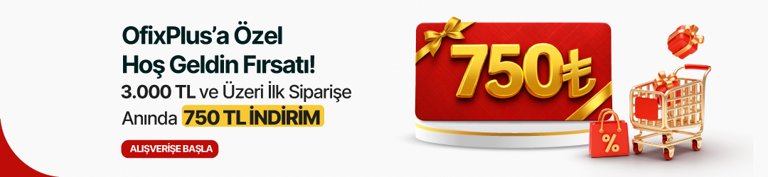 İlk Siparişe Özel Anında 750 TL İNDİRİM!