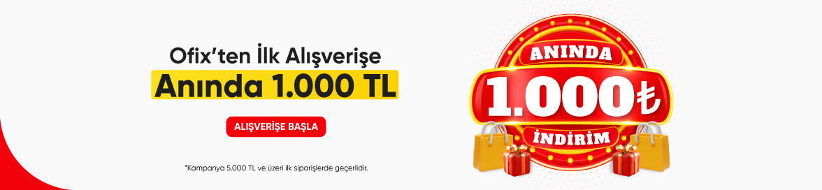 İlk Siparişe Özel Anında 750 TL İNDİRİM!