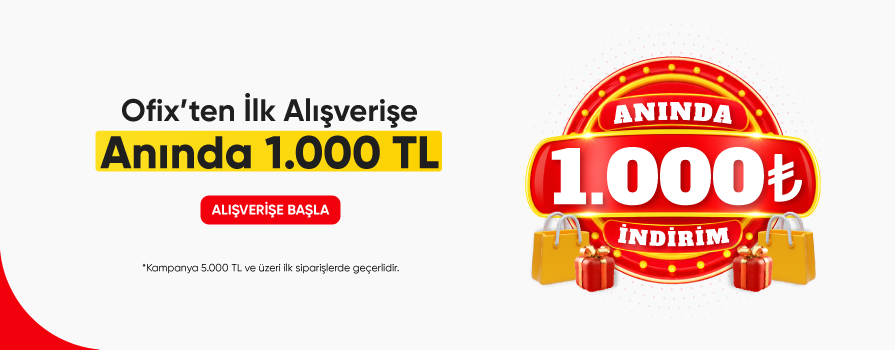 İlk Siparişe Özel Anında 750 TL İNDİRİM!