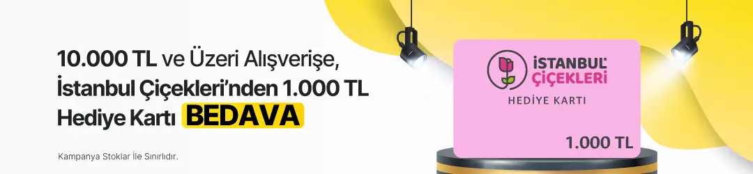 8 Mart Dünya Kadınlar Günü'ne Özel İstanbul Çiçekleri'nde Kullanabileceğiniz 1.000 TL HEDİYE ÇEKİ BEDAVA!HERO