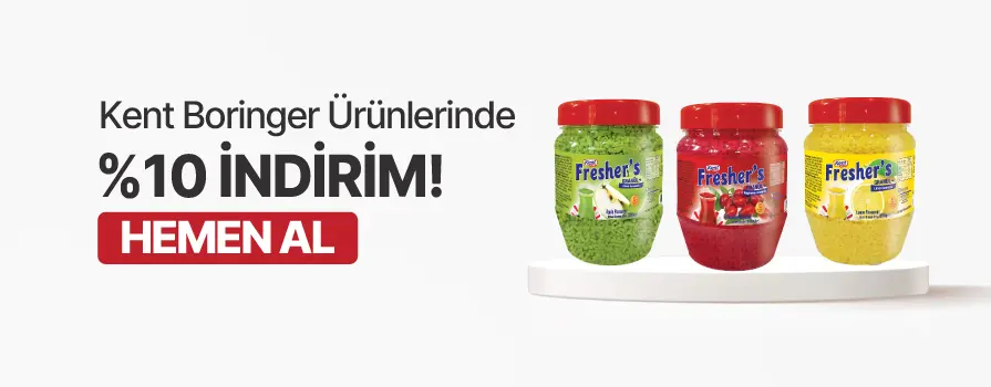 Şubat Ay’ı Boyunca Seçili Kent Boringer Markalı Ürünlerde %10 İNDİRİM!