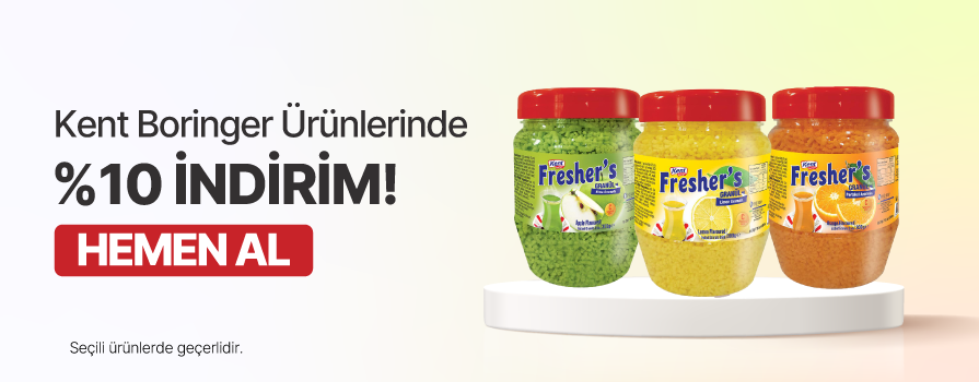Eylül Ay’ı Boyunca Seçili Kent Boringer Ürünlerinde %10 İNDİRİM!