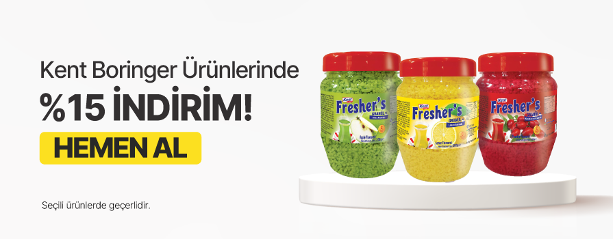 Ekim Ay’ı Boyunca Seçili Kent Boringer Ürünlerinde %10 İNDİRİM!
