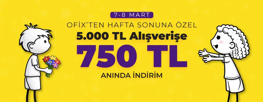 Haftasonuna Özel 5.000 TL ve Üzeri Alışverişe ANINDA 750 TL İNDİRİM!!